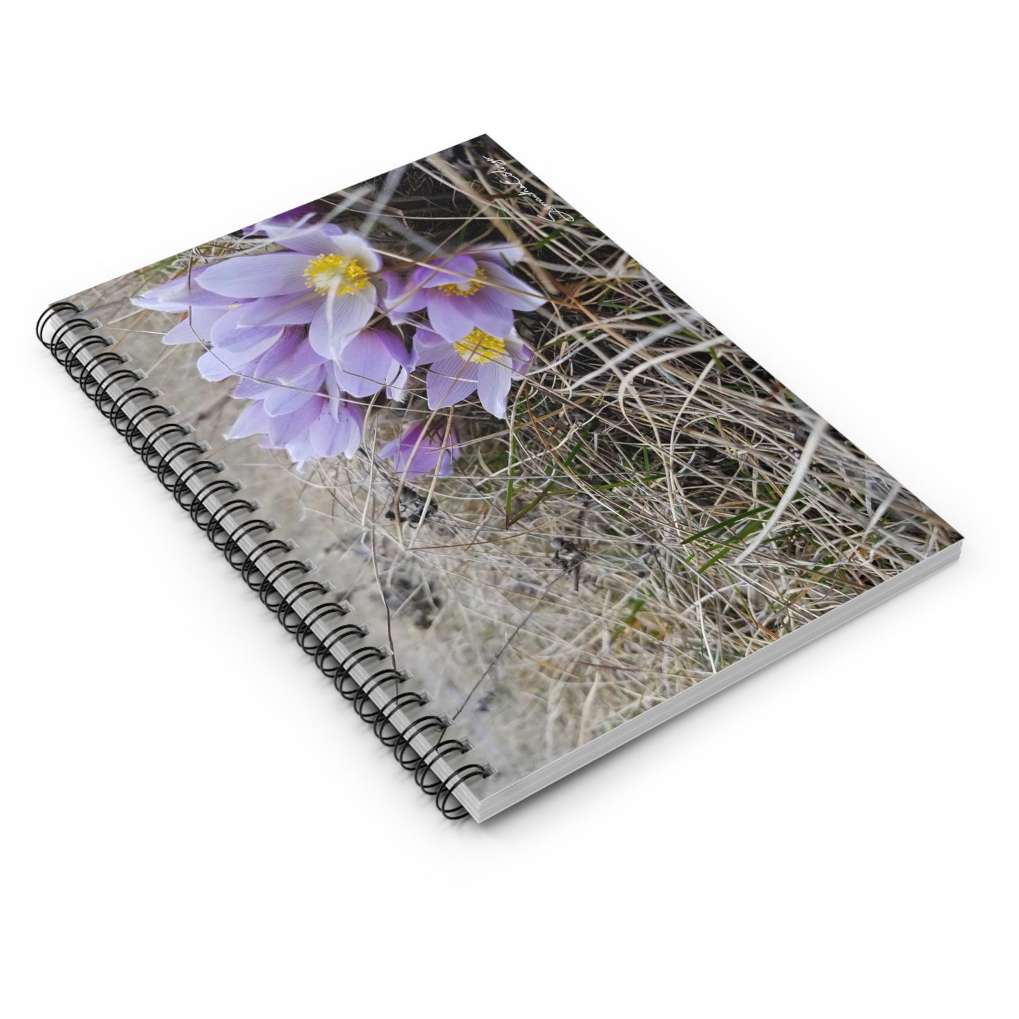 Crocus Flower Spiral Notebook - Ruled Line