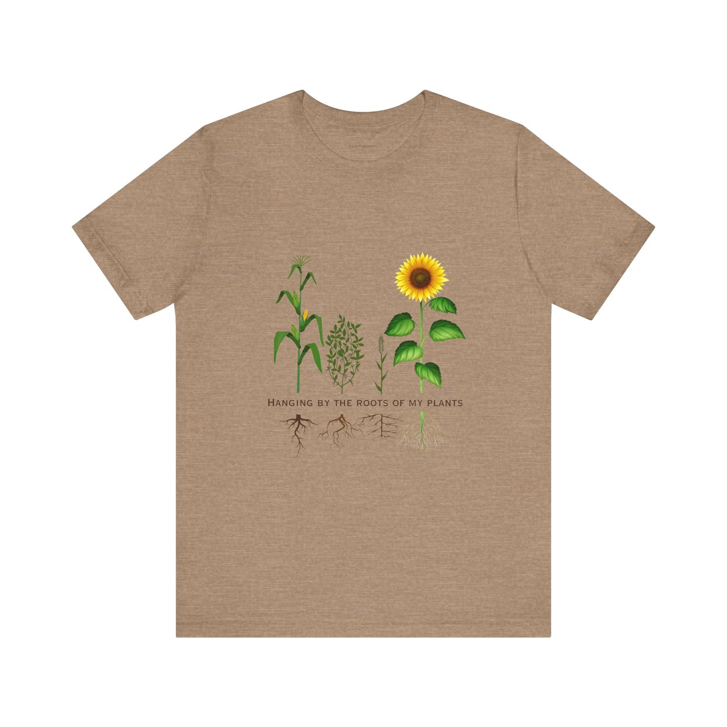 Hanging by the Roots of my Plants Unisex Jersey Short Sleeve Tee