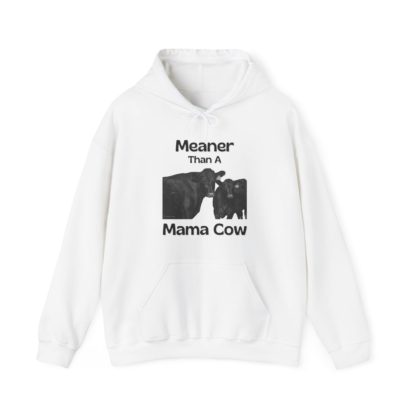 Meaner Than A Mama Cow Unisex Heavy Blend™ Hooded Sweatshirt