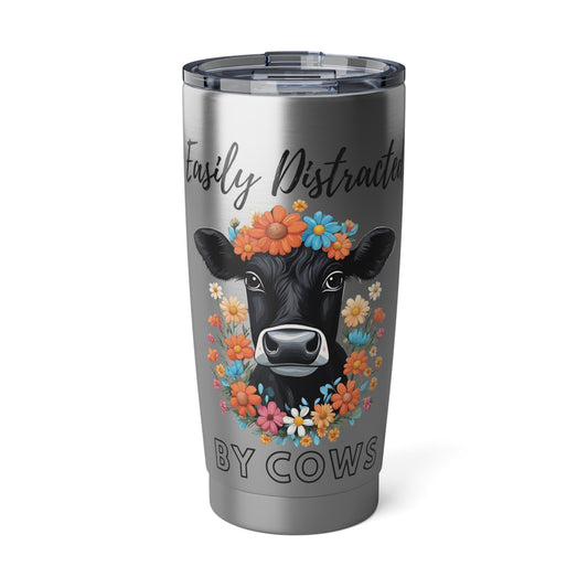 Easily Distracted By Cows Vagabond 20oz Tumbler