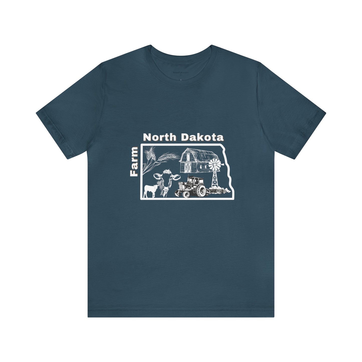 Farm North Dakota Unisex Jersey Short Sleeve Tee