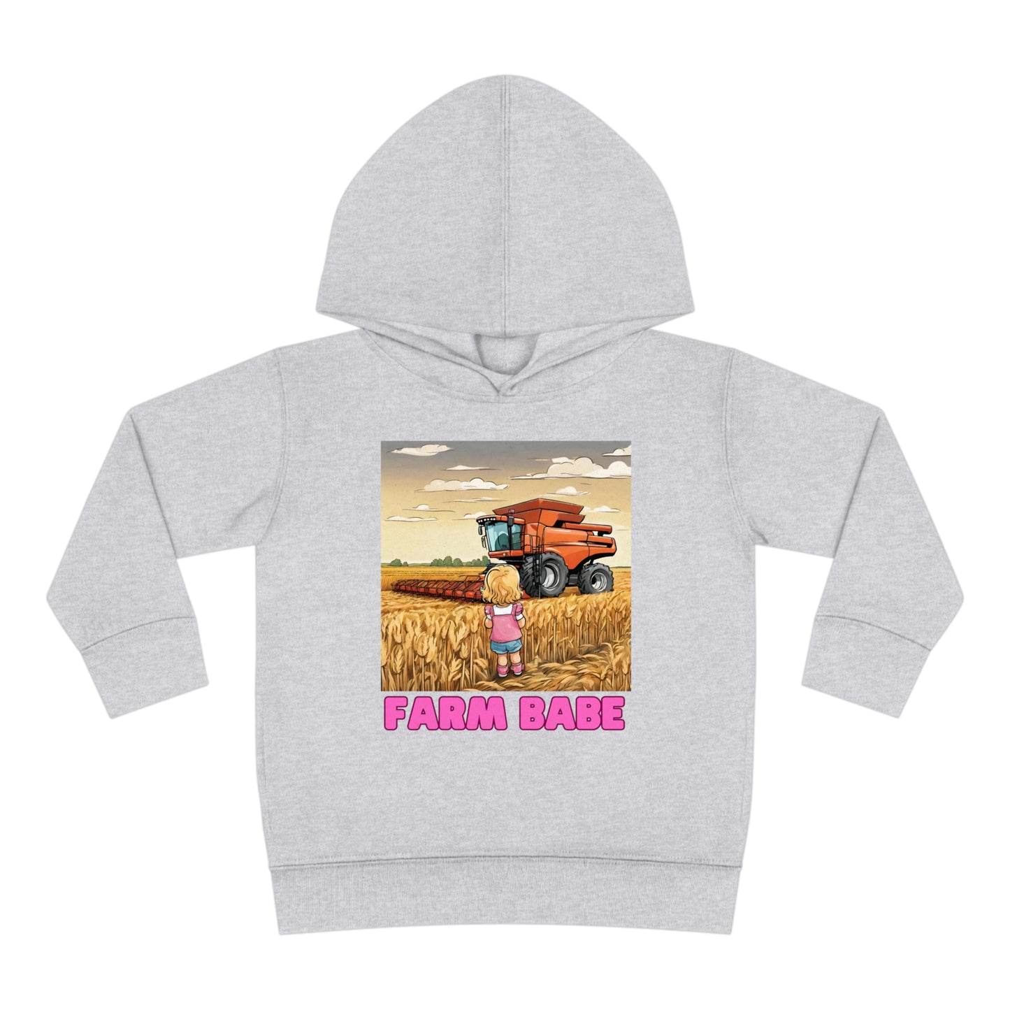 Farm Babe Toddler Pullover Fleece Hoodie