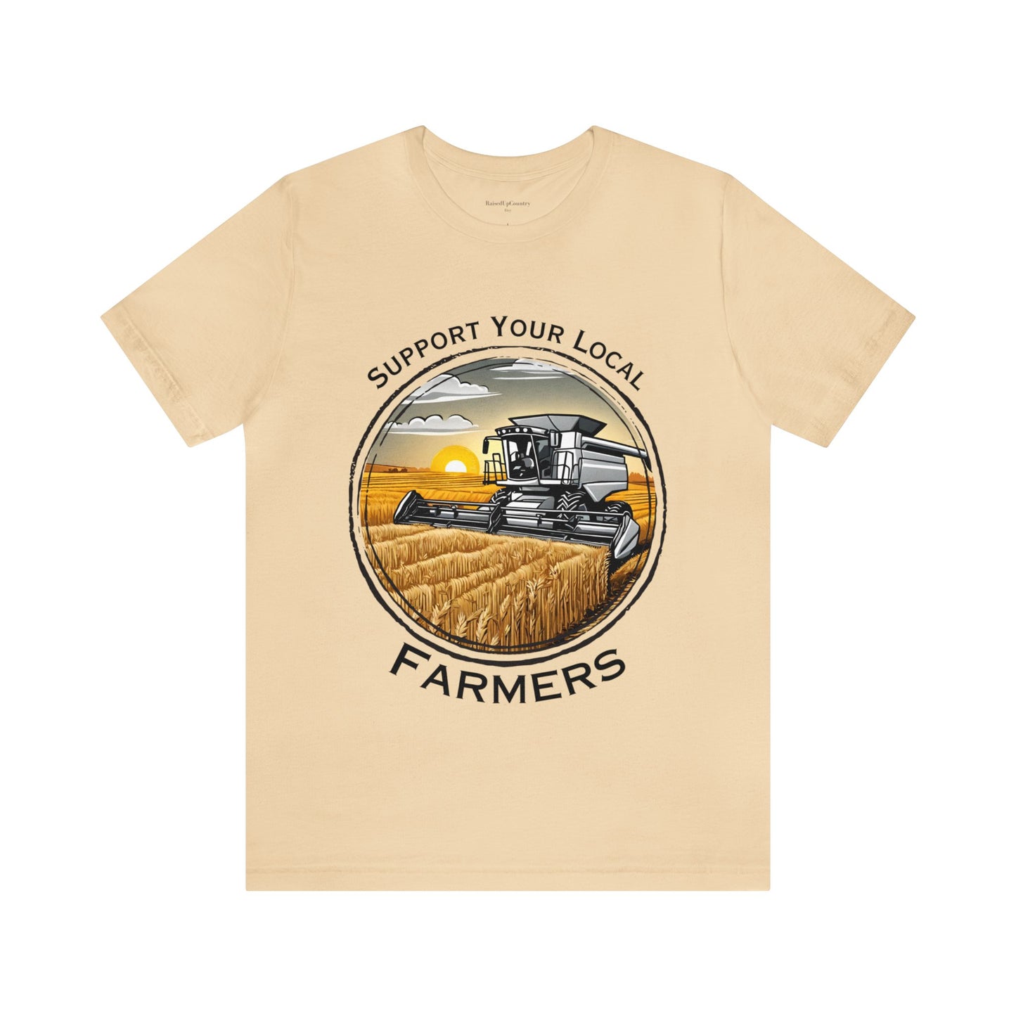 Support Your Local Farmers, Combine Unisex Jersey Short Sleeve Tee