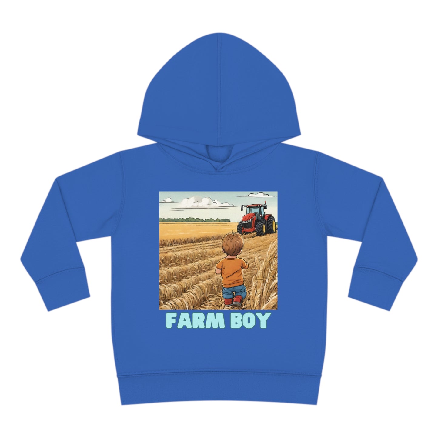 Farm Boy Toddler Pullover Fleece Hoodie