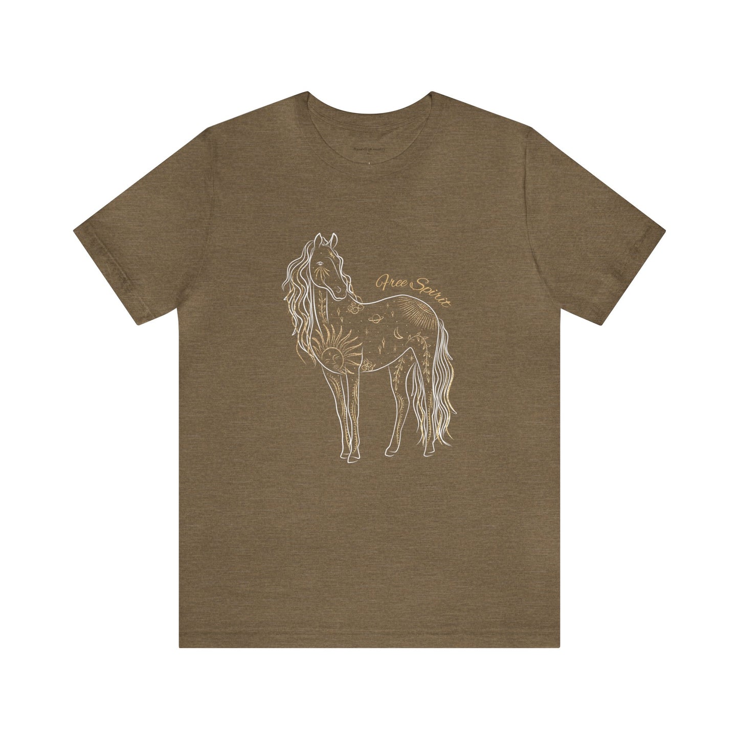 Free Spirit Horse Unisex Jersey Short Sleeve Tee