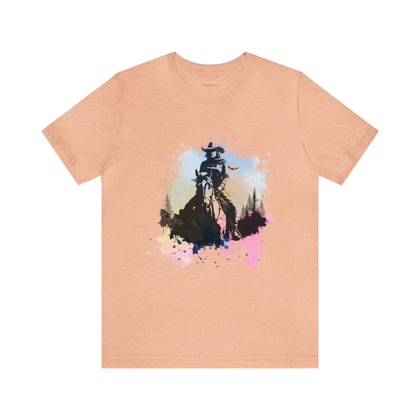 Watercolor Cowgirl Unisex Jersey Short Sleeve Tee