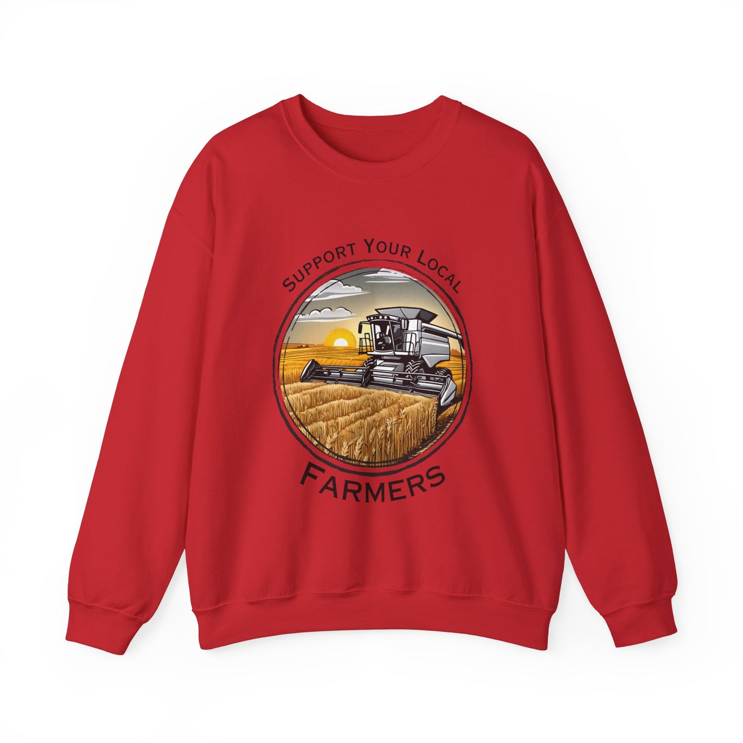 Support Your Local Farmers Unisex Heavy Blend™ Crewneck Sweatshirt