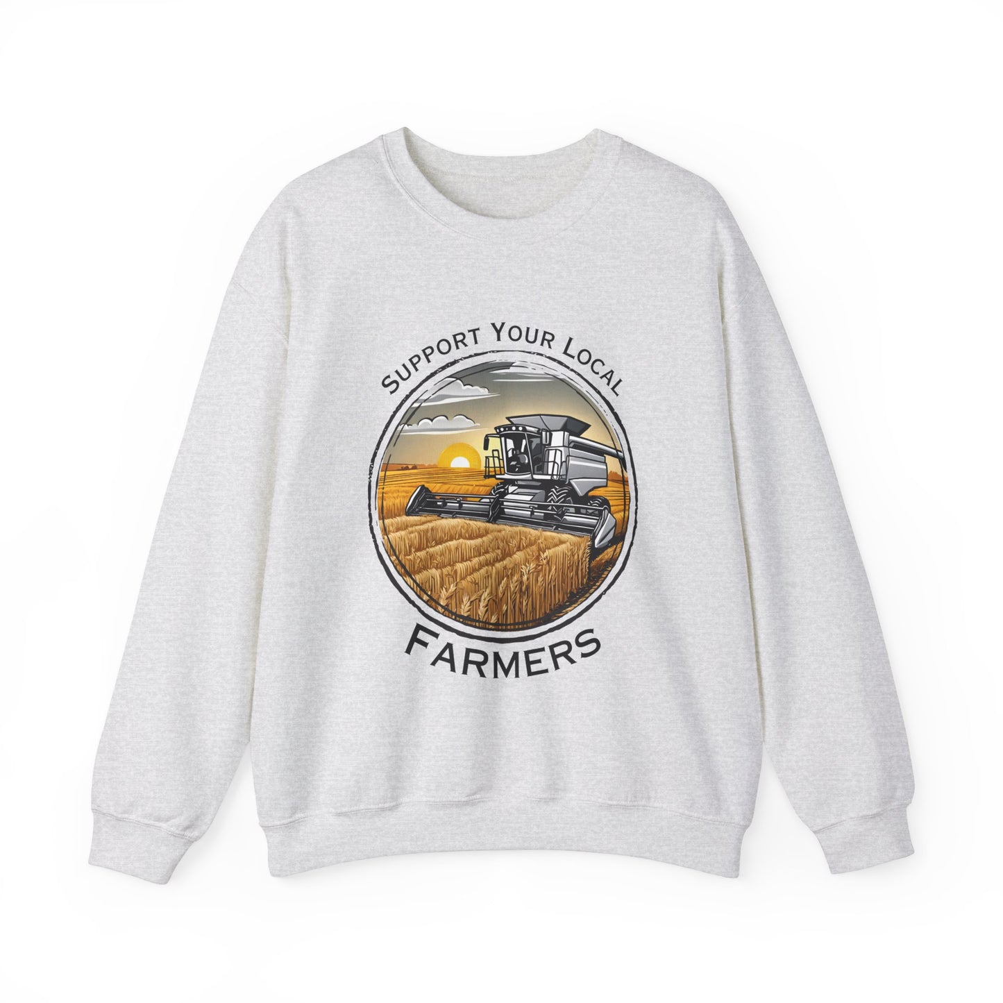 Support Your Local Farmers Unisex Heavy Blend™ Crewneck Sweatshirt