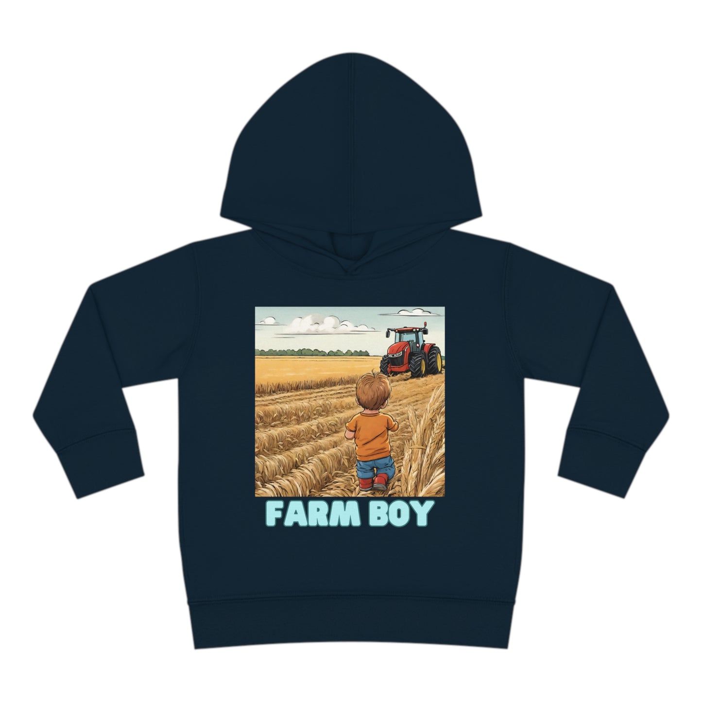 Farm Boy Toddler Pullover Fleece Hoodie