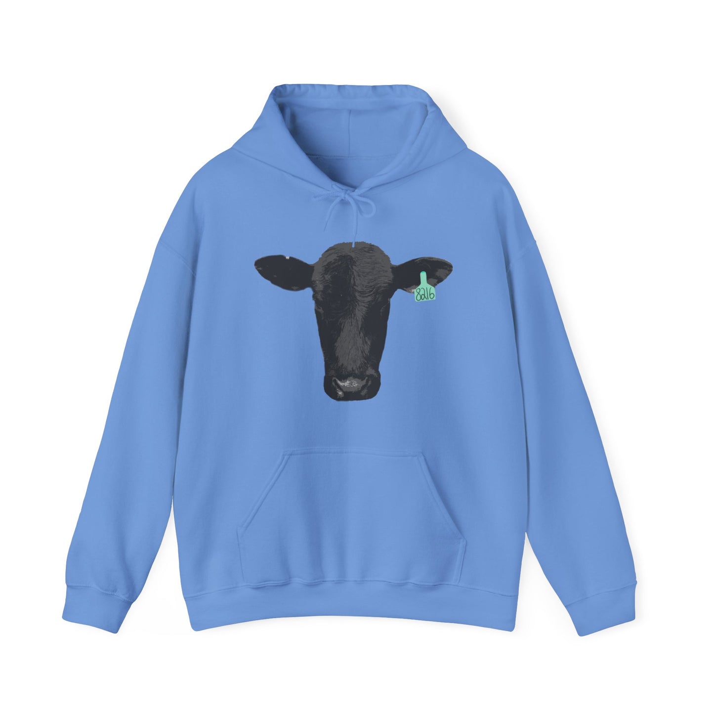 Black Angus Cow Unisex Heavy Blend™ Hooded Sweatshirt