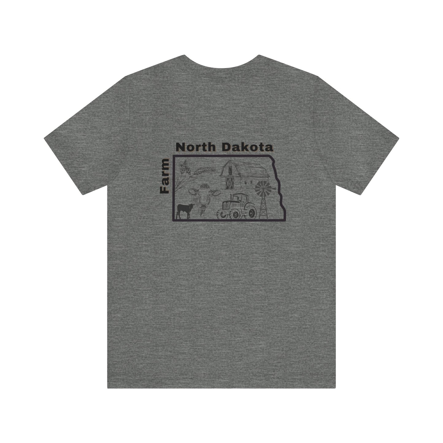 Farm North Dakota Unisex Jersey Short Sleeve Tee