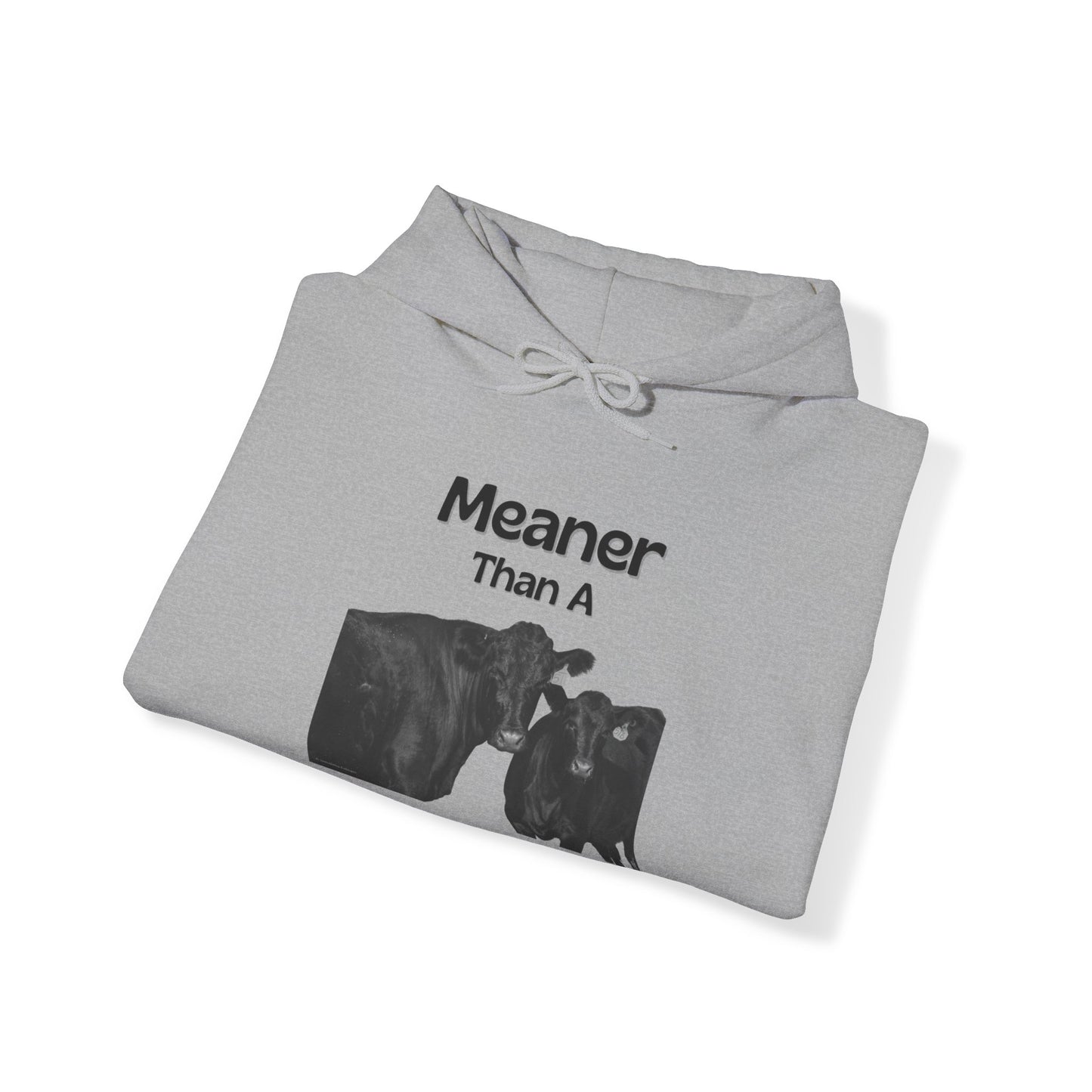 Meaner Than A Mama Cow Unisex Heavy Blend™ Hooded Sweatshirt