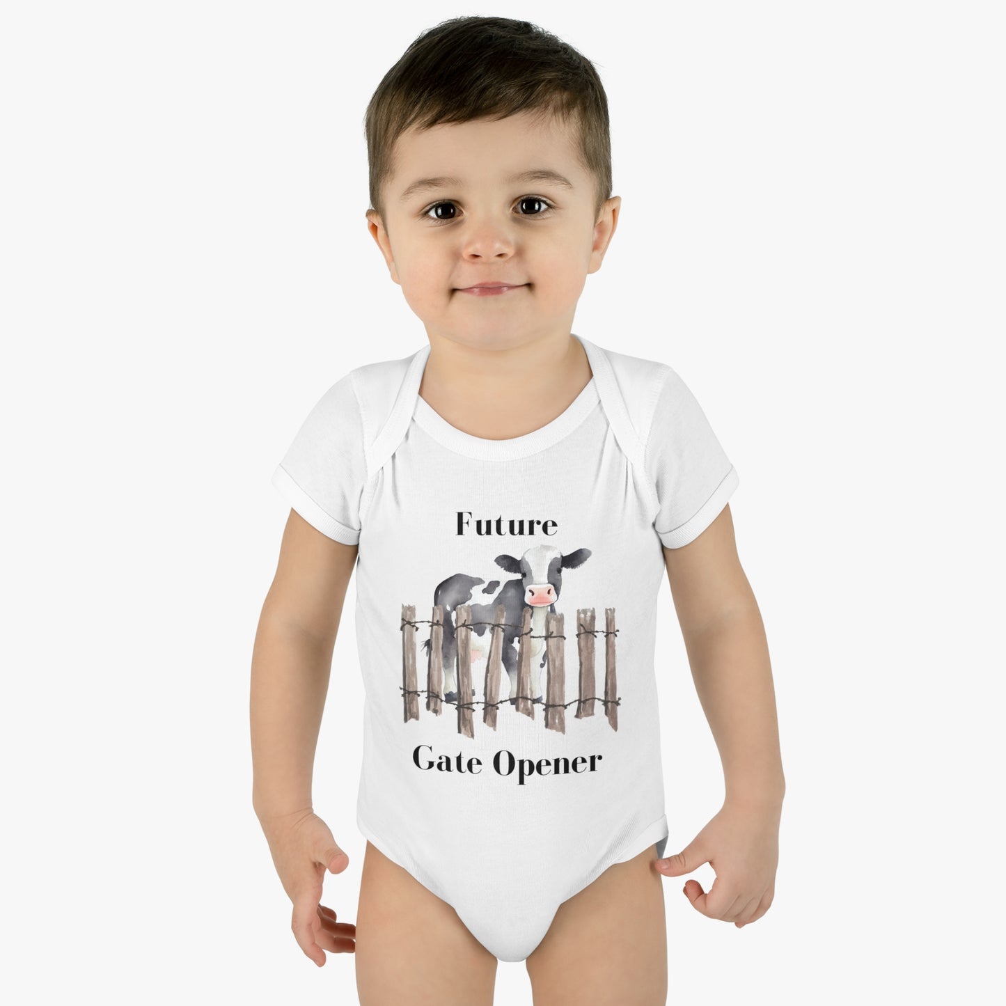 Future Gate Opener Infant Baby Rib Bodysuit