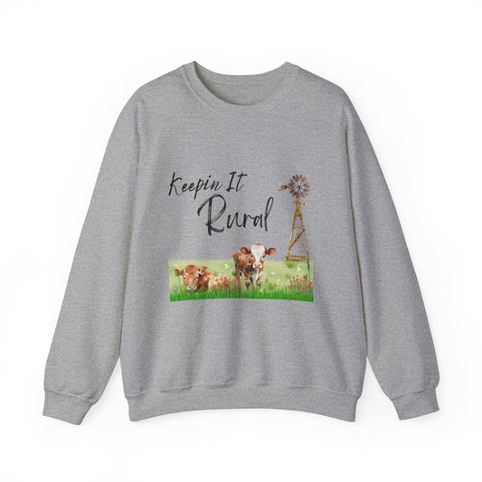 Keepin It Rural Unisex Heavy Blend™ Crewneck Sweatshirt