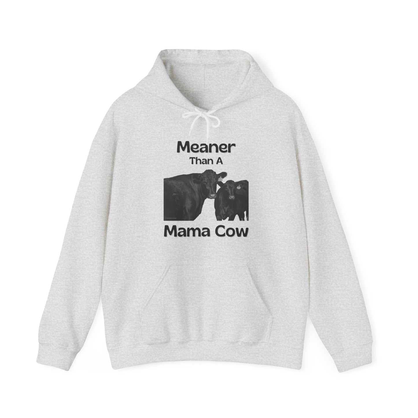 Meaner Than A Mama Cow Unisex Heavy Blend™ Hooded Sweatshirt