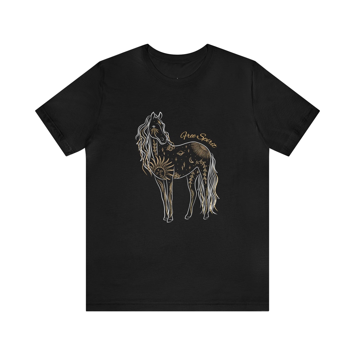 Free Spirit Horse Unisex Jersey Short Sleeve Tee