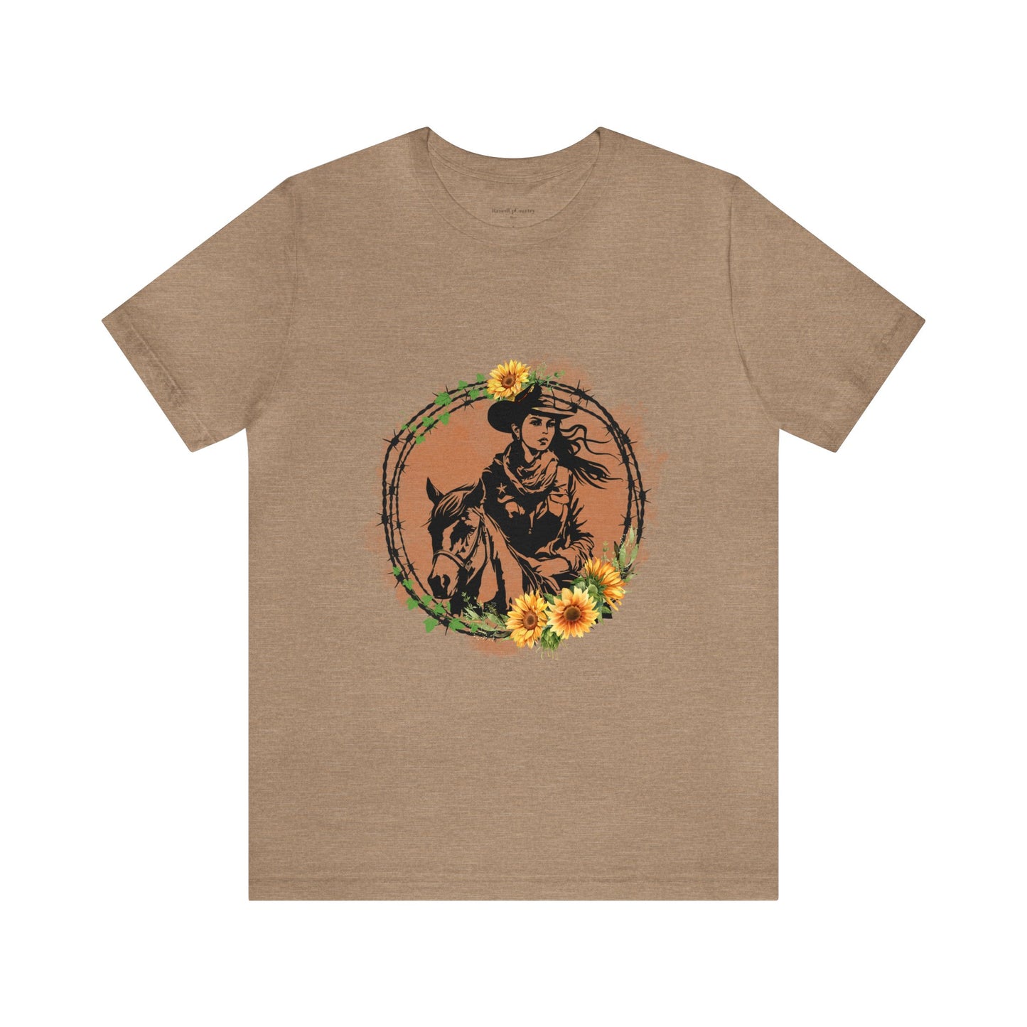 Cowgirl Horse Shirt, Unisex Jersey Short Sleeve Tee