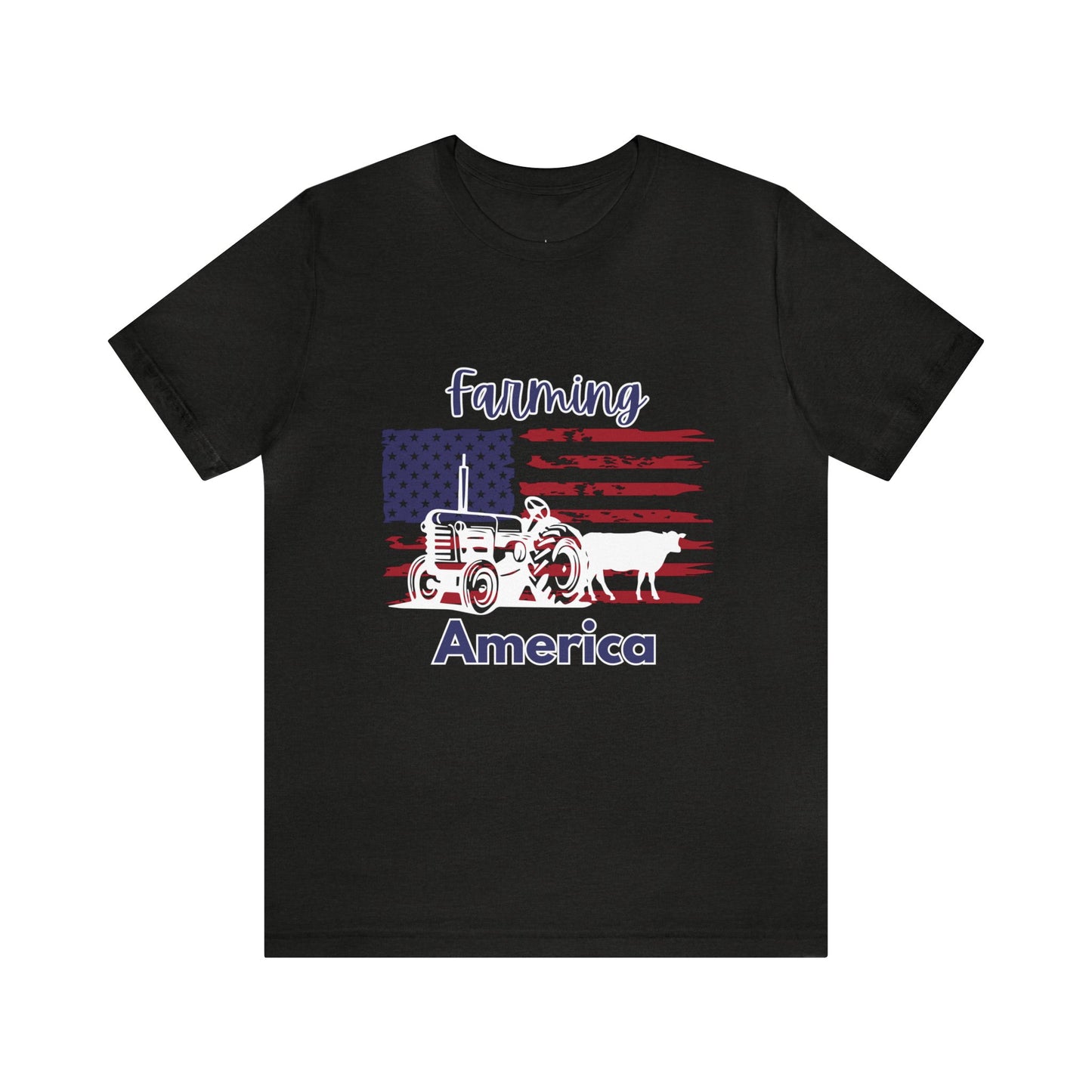 Farming America Tractor Unisex Jersey Short Sleeve Tee