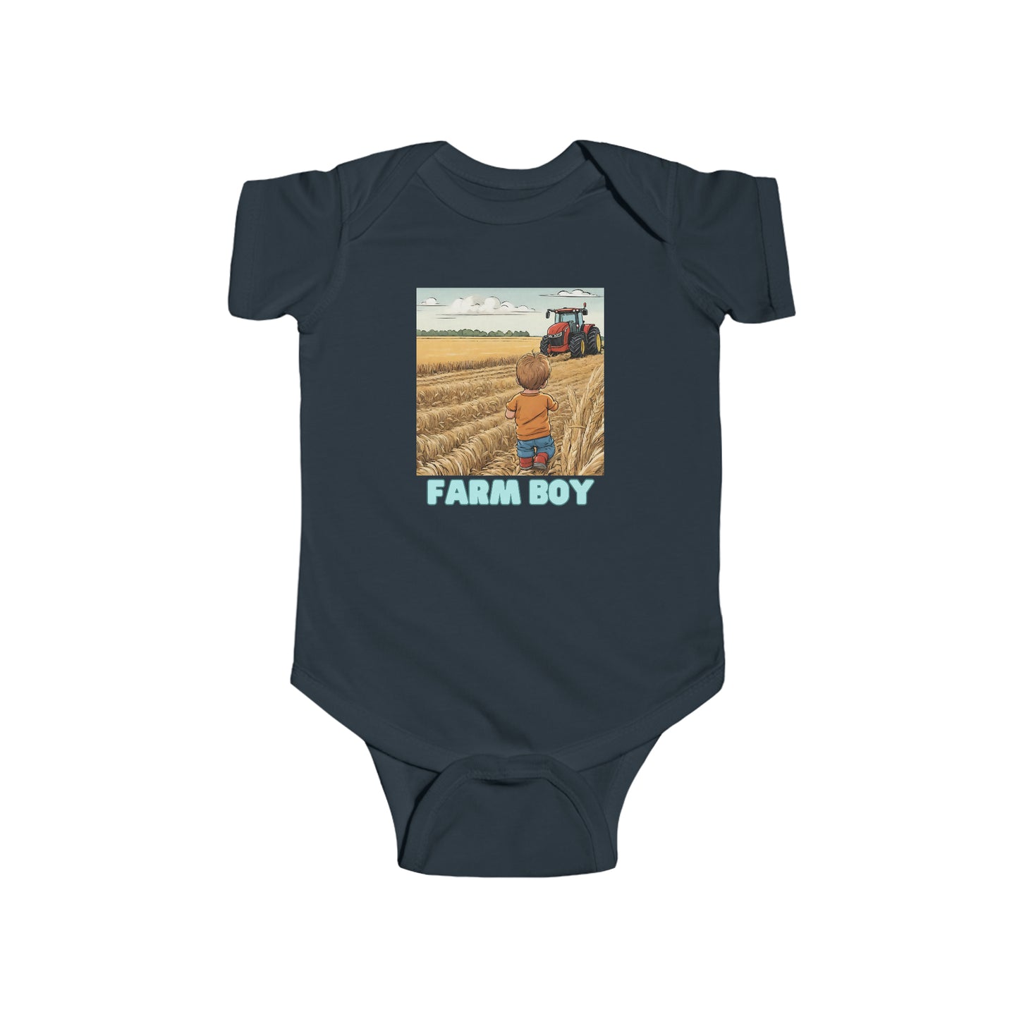 Farm Boy Infant Fine Jersey Bodysuit