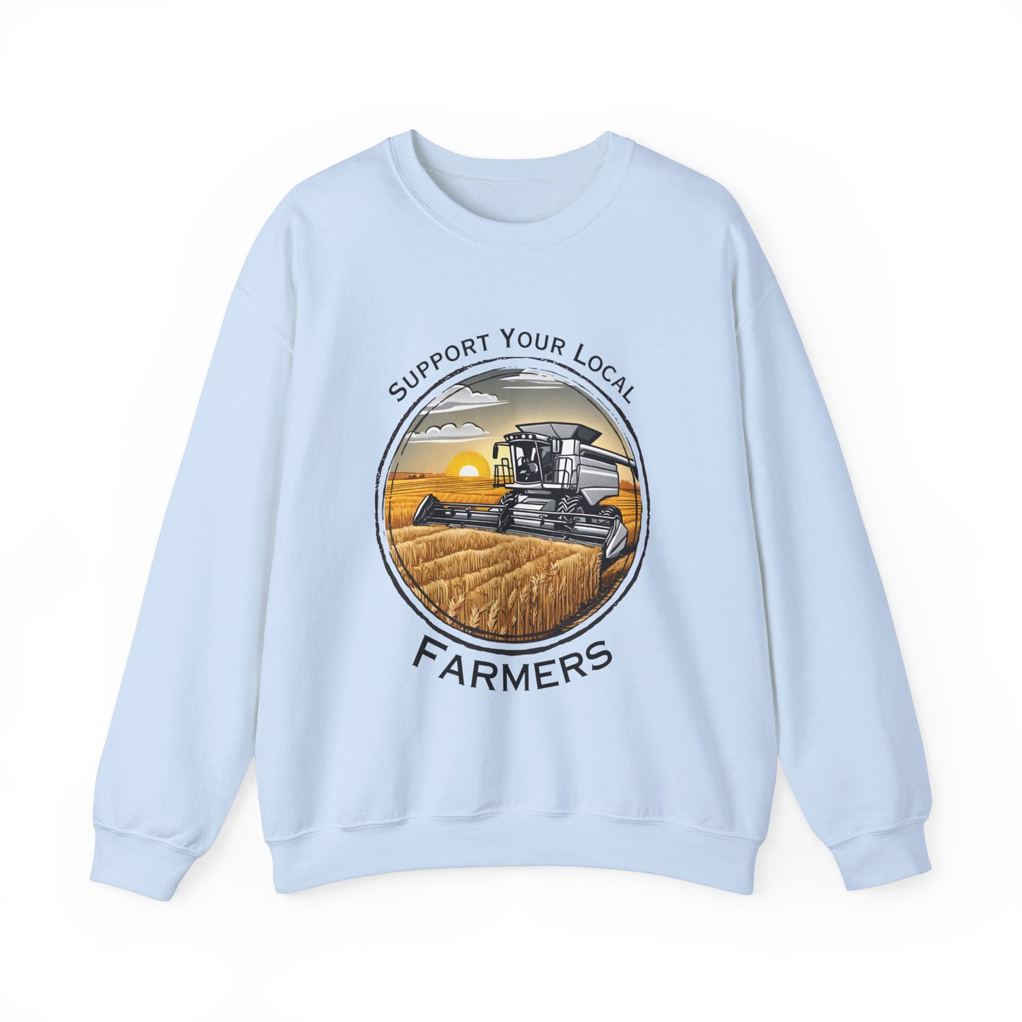 Support Your Local Farmers Unisex Heavy Blend™ Crewneck Sweatshirt