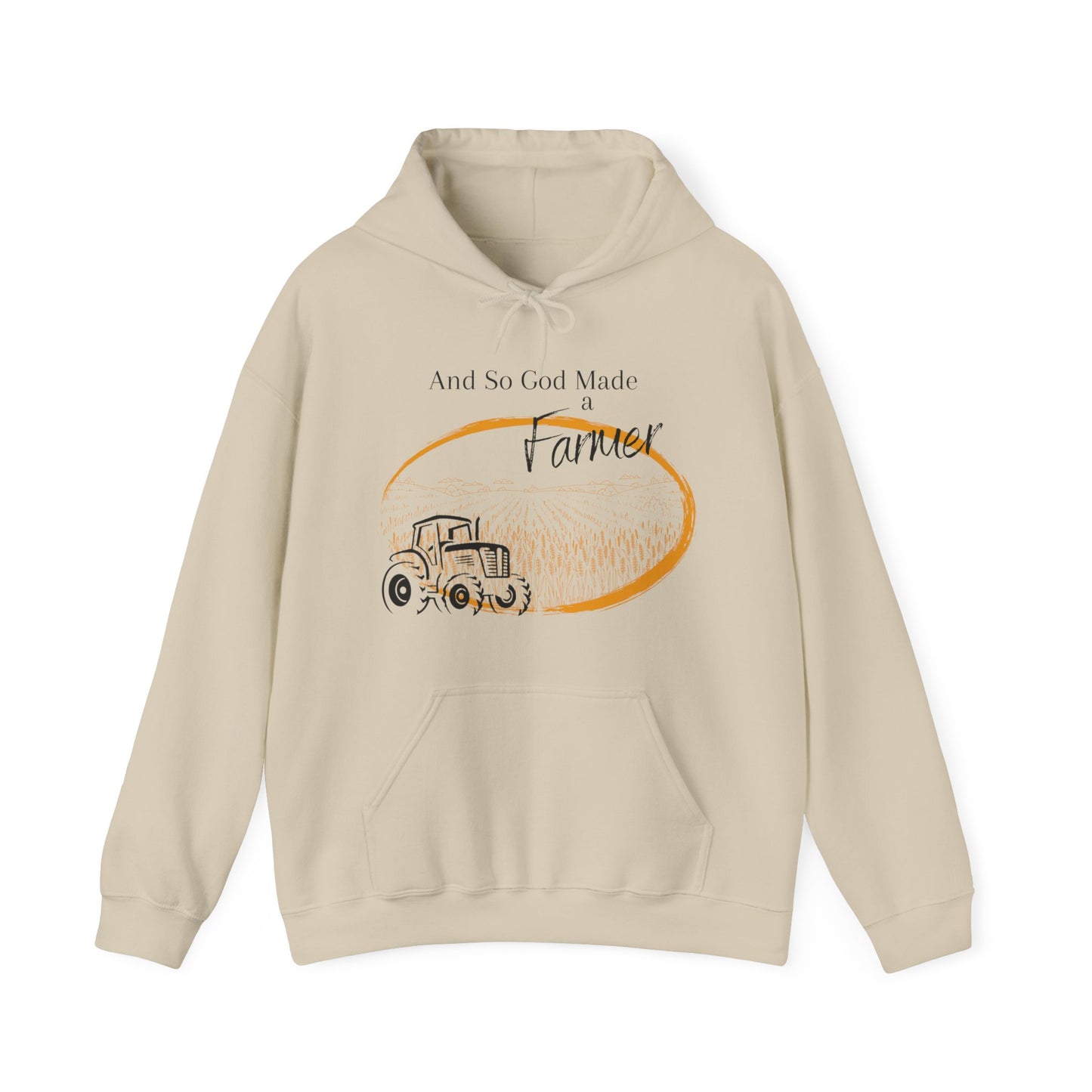 God Made A Farmer Unisex Heavy Blend™ Hooded Sweatshirt