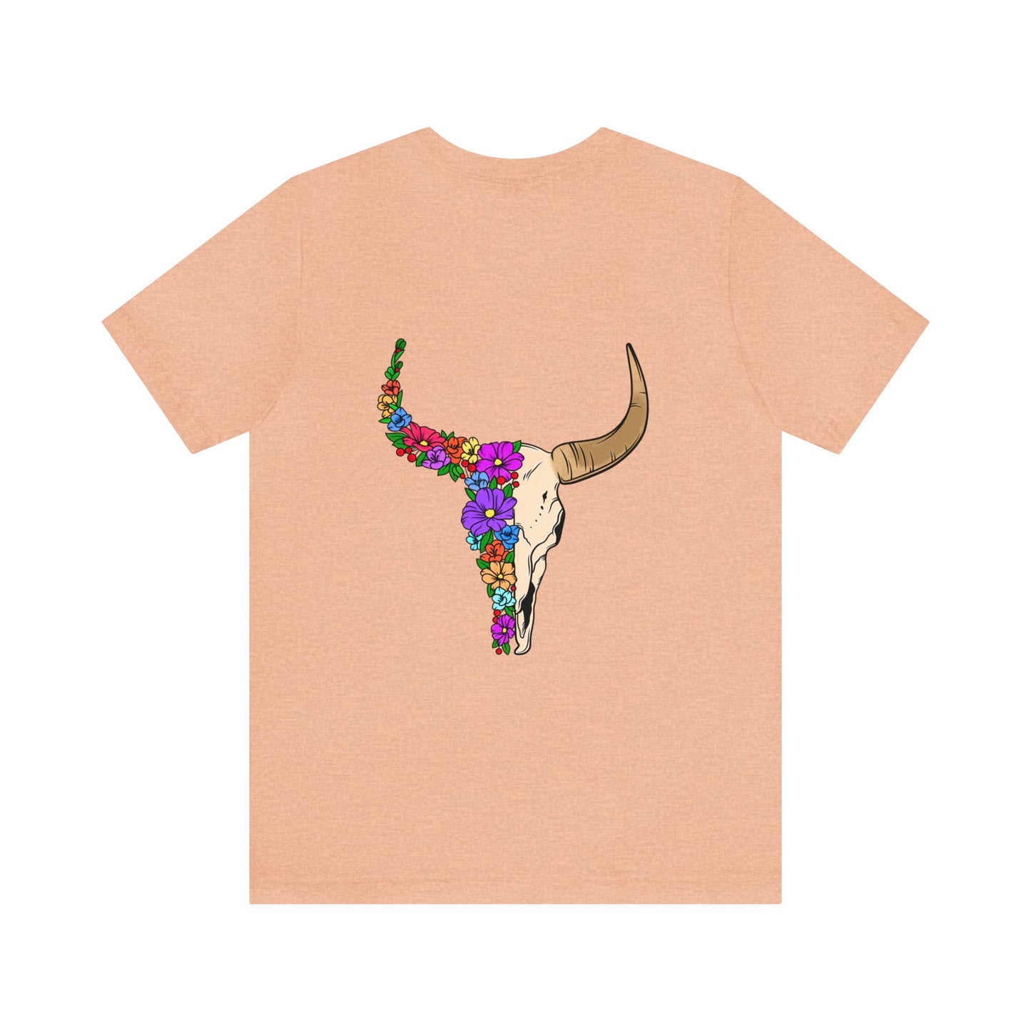 Flower Skull, Ranchin Unisex Jersey Short Sleeve Tee