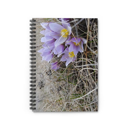 Crocus Flower Spiral Notebook - Ruled Line