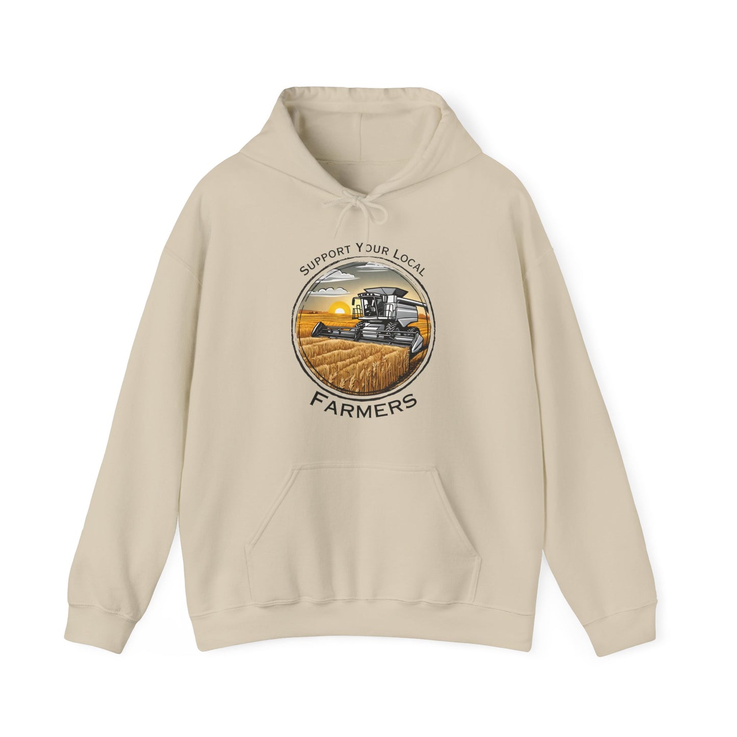 Support Your Local Farmers Unisex Heavy Blend™ Hooded Sweatshirt