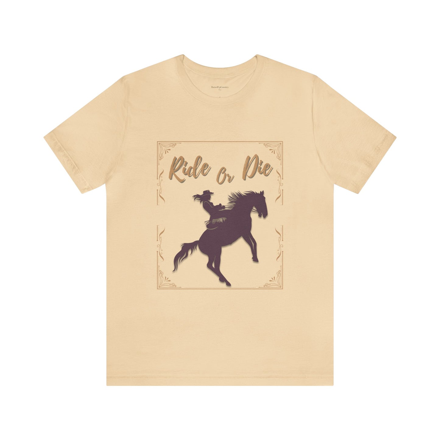 Ride or Die Cowgirl Unisex Jersey Short Sleeve Tee