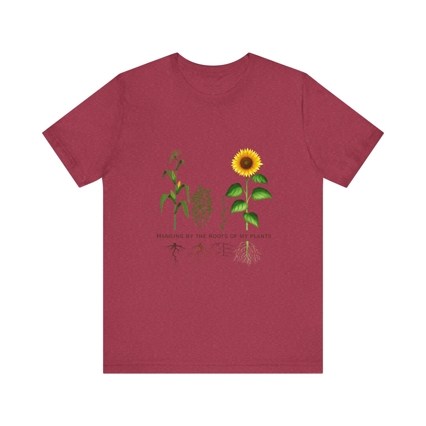 Hanging by the Roots of my Plants Unisex Jersey Short Sleeve Tee