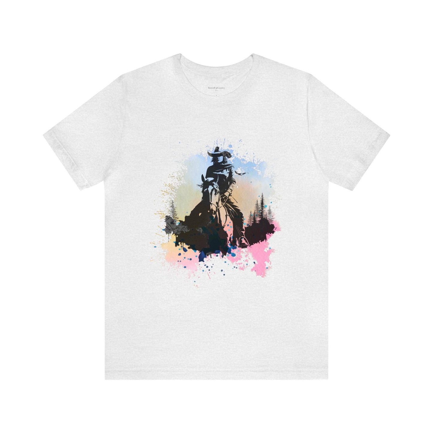 Watercolor Cowgirl Unisex Jersey Short Sleeve Tee