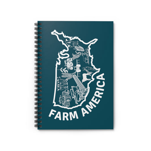 Farm America Spiral Notebook - Ruled Line