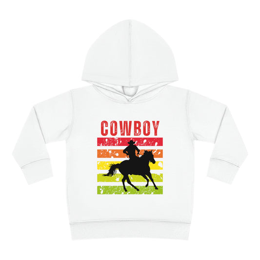 Cowboy and Horse Toddler Pullover Fleece Hoodie