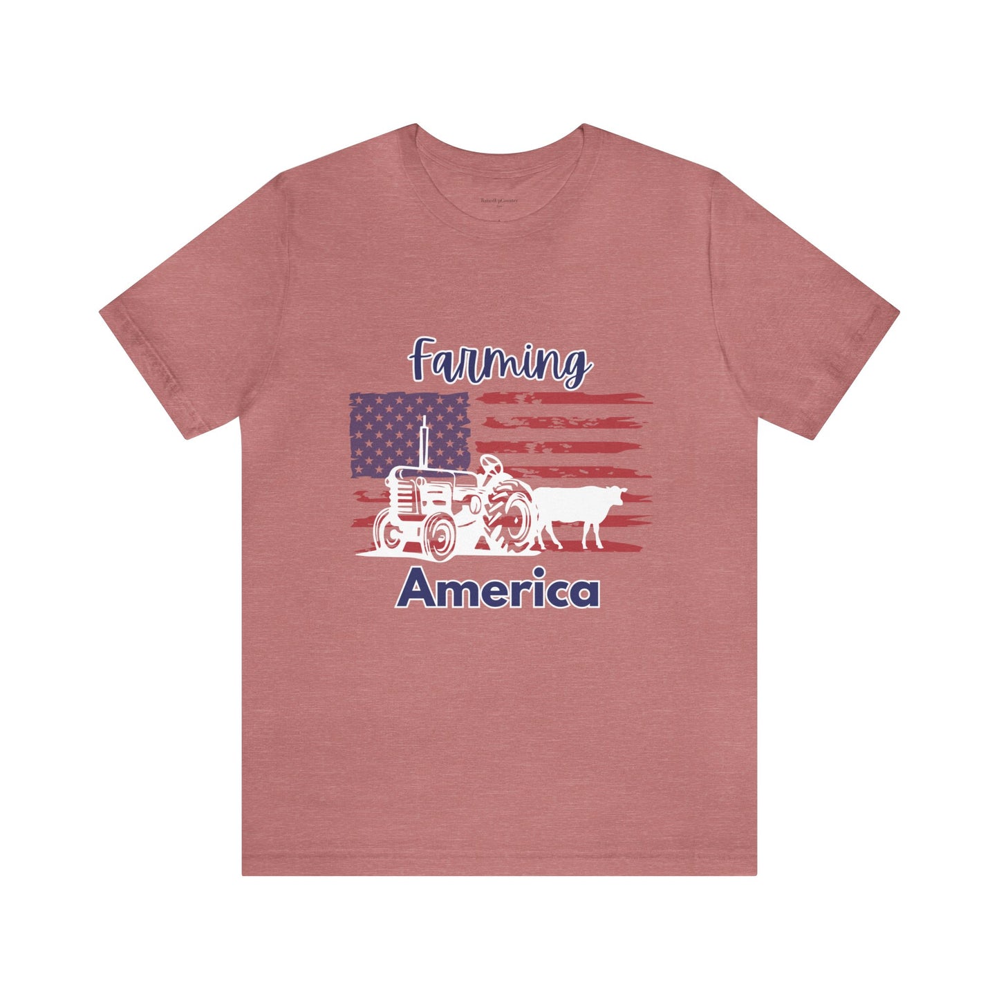 Farming America Tractor Unisex Jersey Short Sleeve Tee