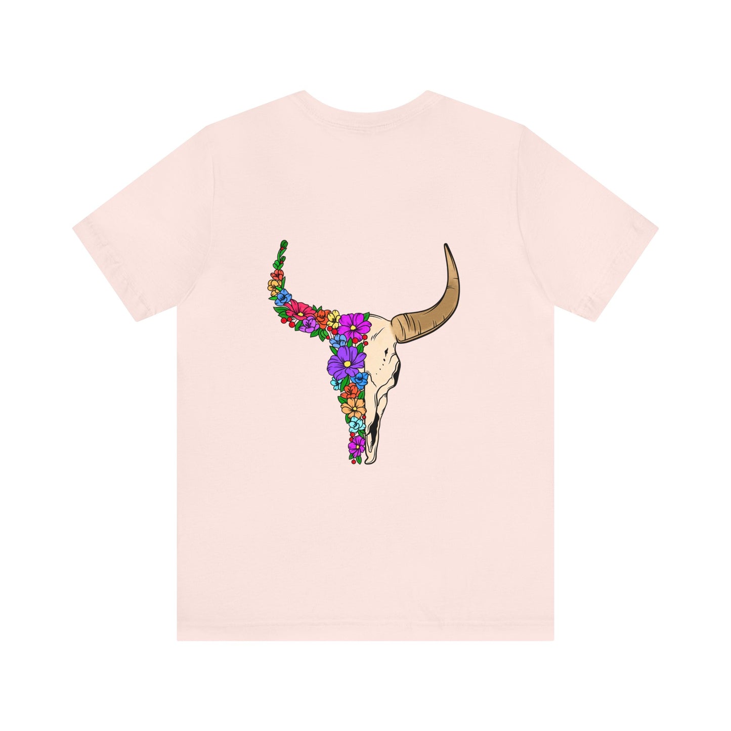 Flower Skull, Ranchin Unisex Jersey Short Sleeve Tee