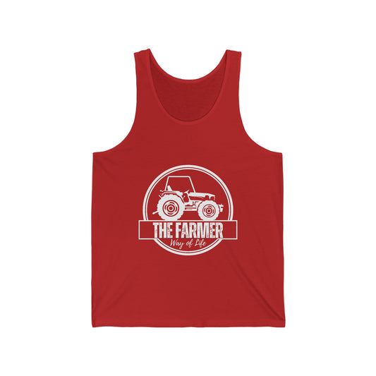 The Farmer Way of Life, Unisex Jersey Tank