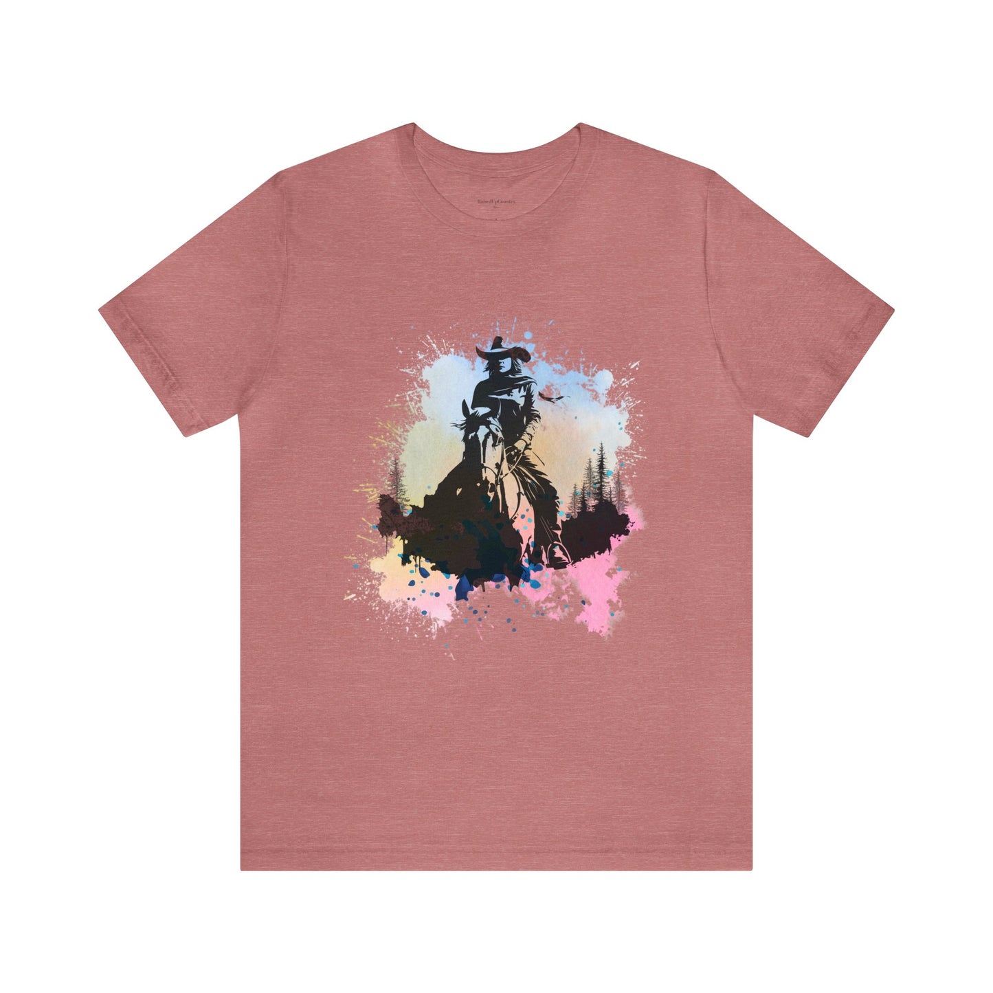 Watercolor Cowgirl Unisex Jersey Short Sleeve Tee