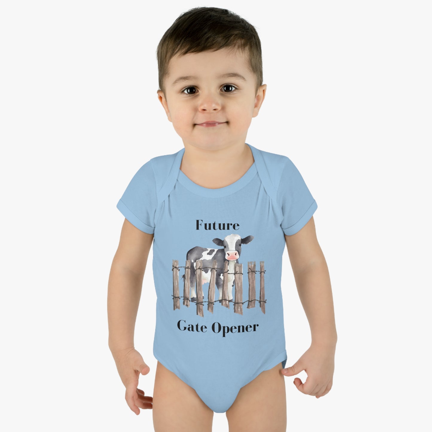 Future Gate Opener Infant Baby Rib Bodysuit