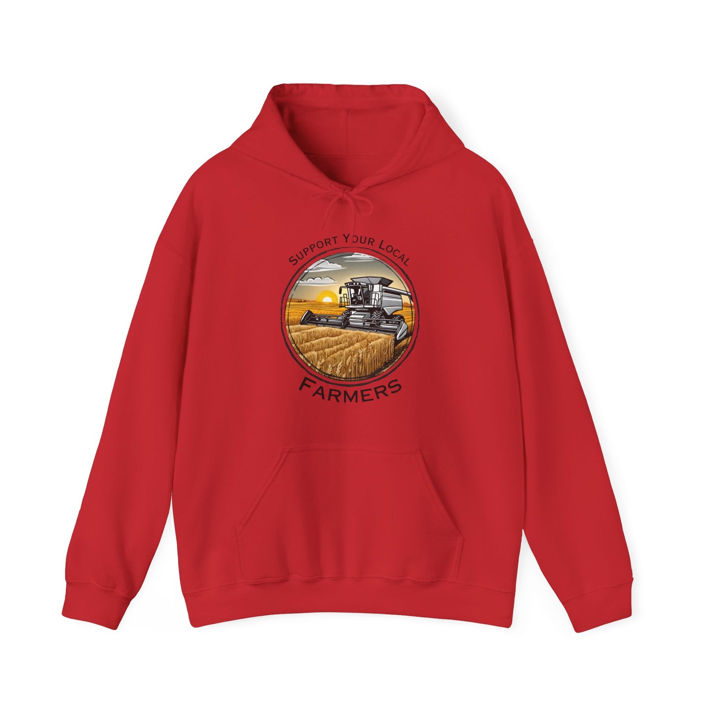 Support Your Local Farmers Unisex Heavy Blend™ Hooded Sweatshirt