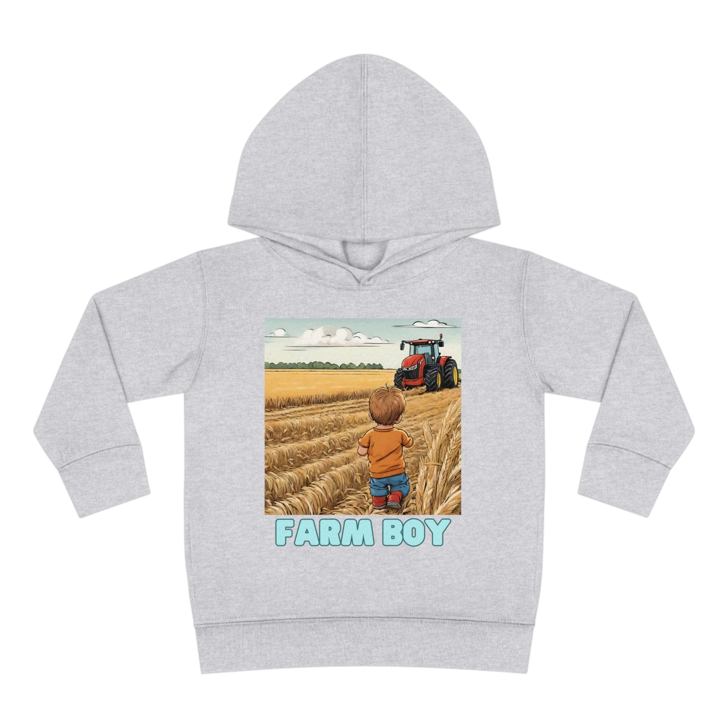 Farm Boy Toddler Pullover Fleece Hoodie