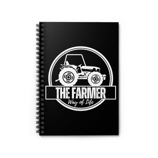 The Farmer Way of Life, Spiral Notebook - Ruled Line