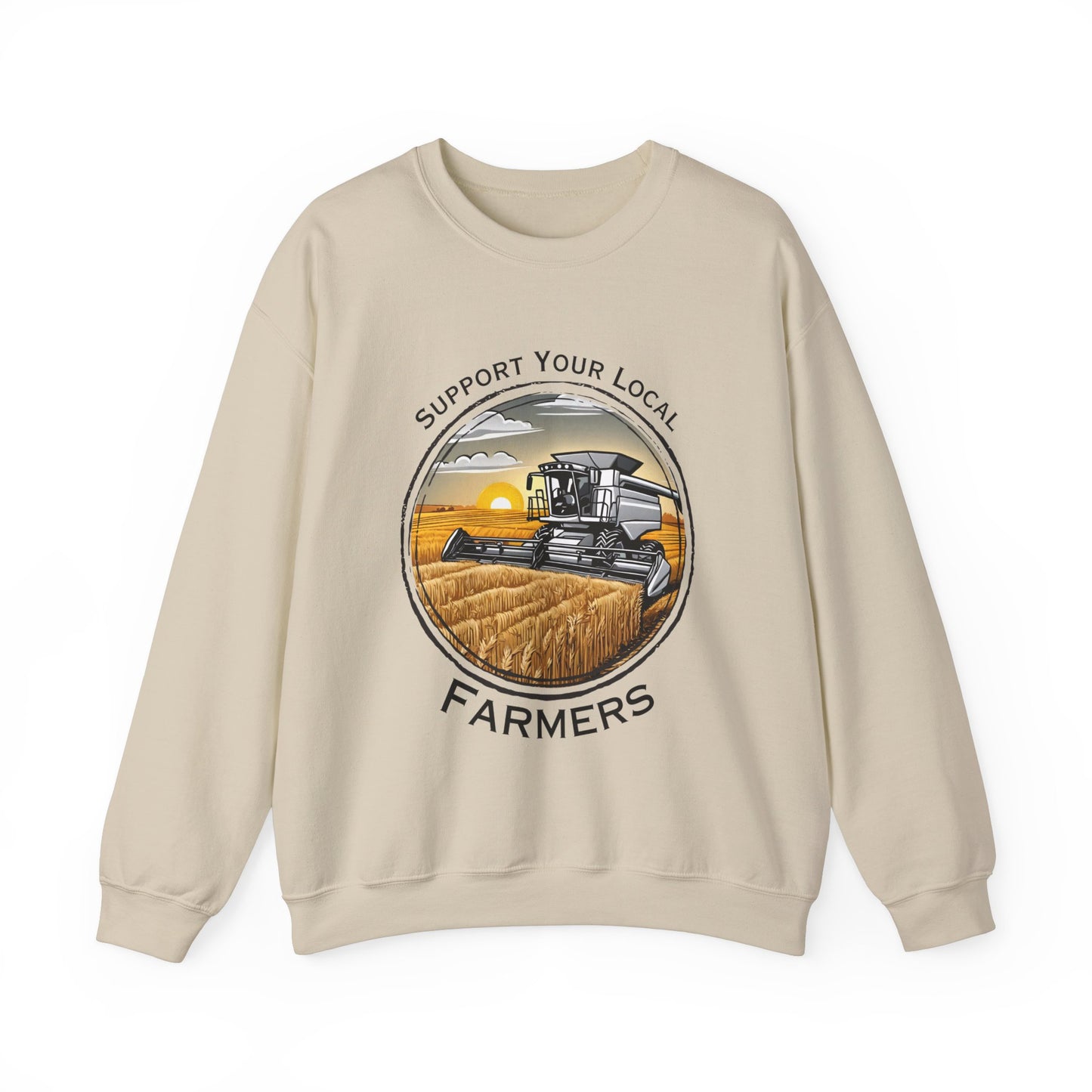 Support Your Local Farmers Unisex Heavy Blend™ Crewneck Sweatshirt