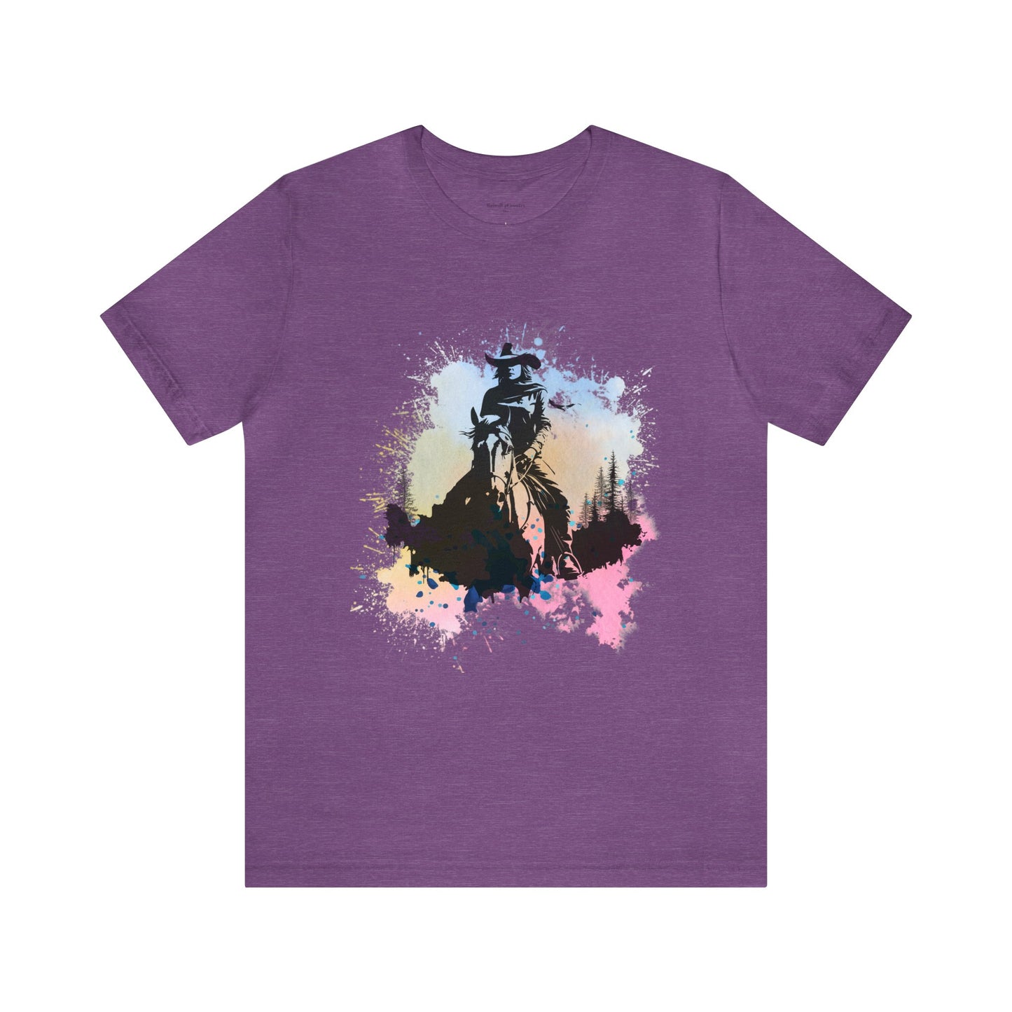 Watercolor Cowgirl Unisex Jersey Short Sleeve Tee