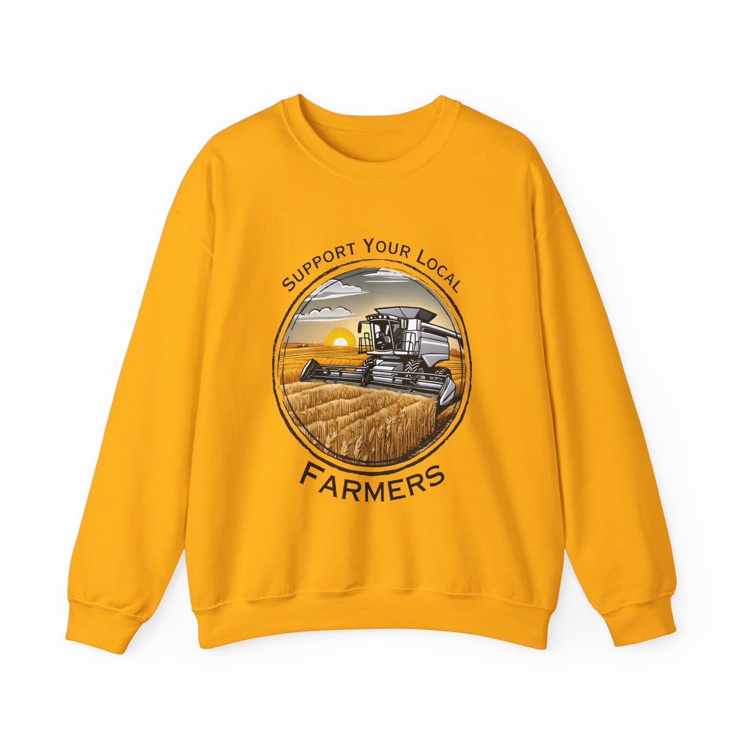 Support Your Local Farmers Unisex Heavy Blend™ Crewneck Sweatshirt