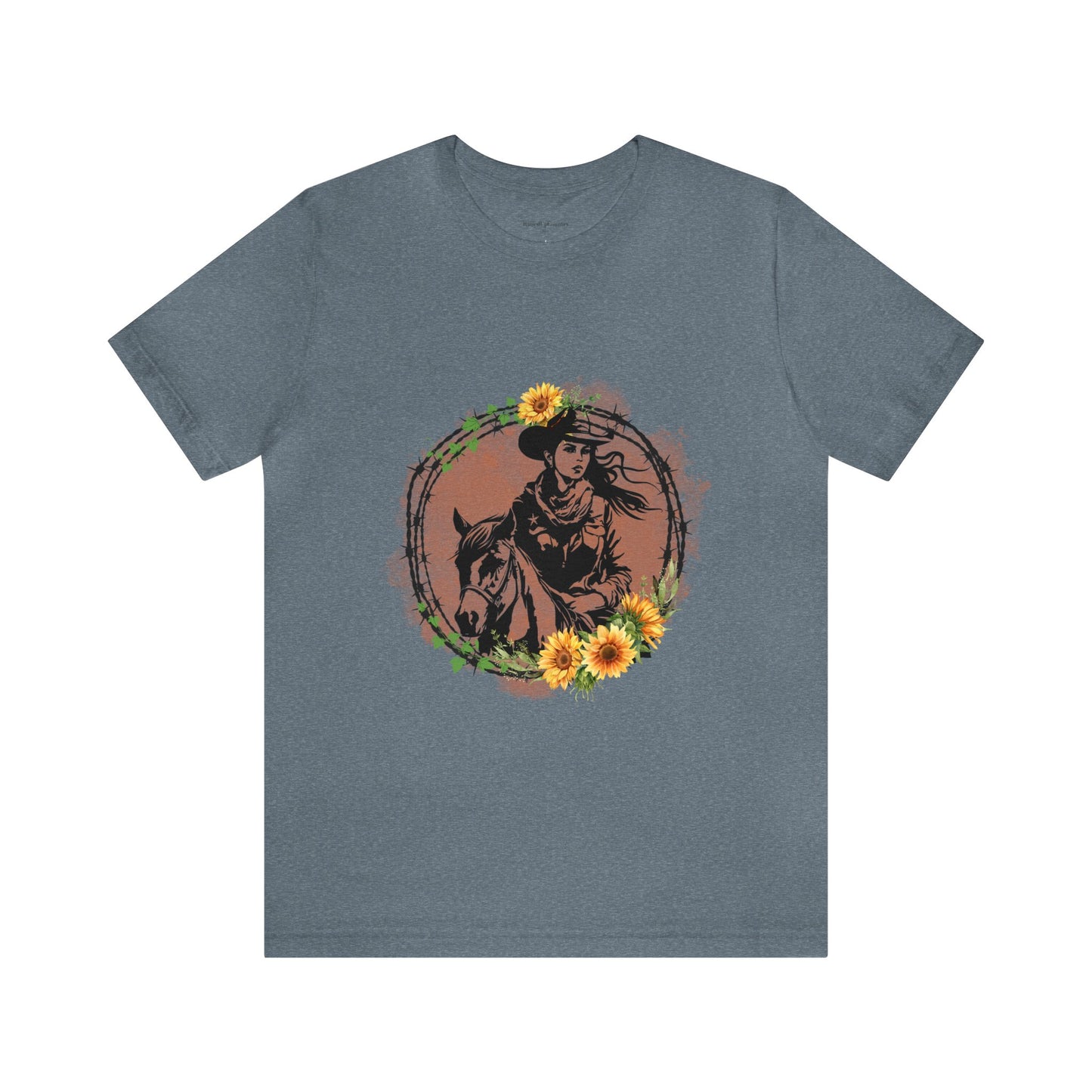 Cowgirl Horse Shirt, Unisex Jersey Short Sleeve Tee