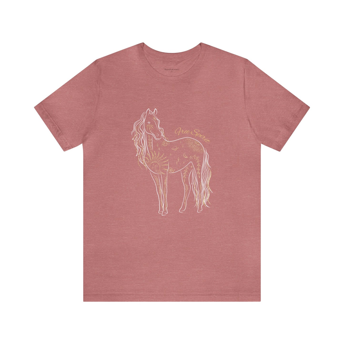 Free Spirit Horse Unisex Jersey Short Sleeve Tee