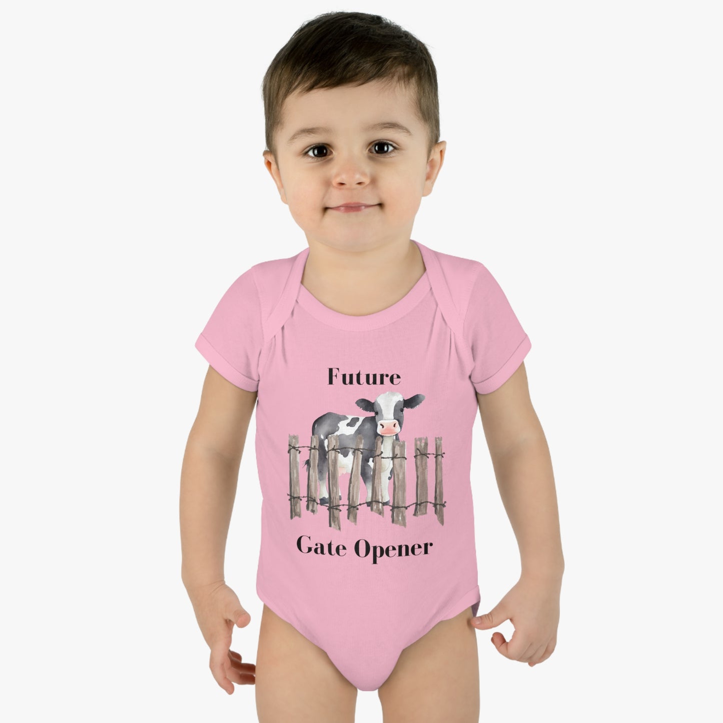 Future Gate Opener Infant Baby Rib Bodysuit