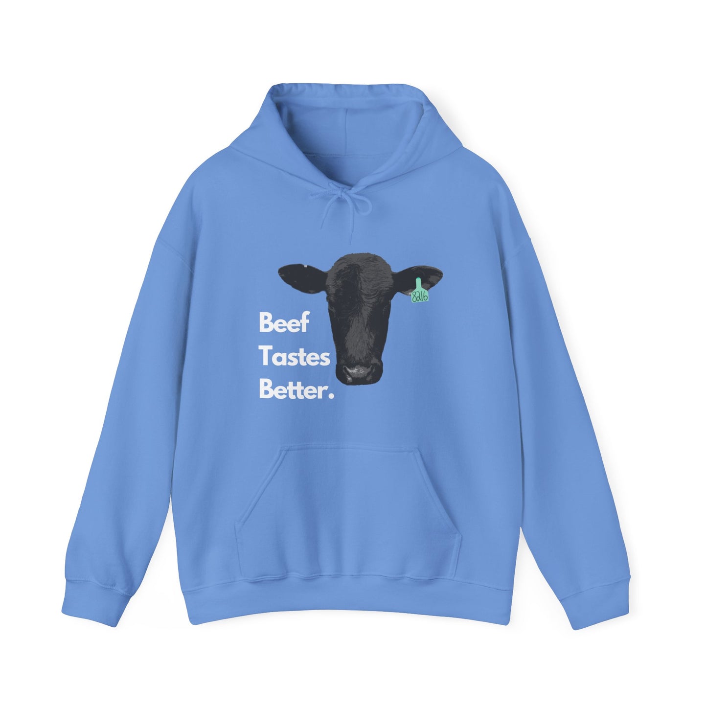 Beef Tastes Better, Eat Beef Unisex Heavy Blend™ Hooded Sweatshirt