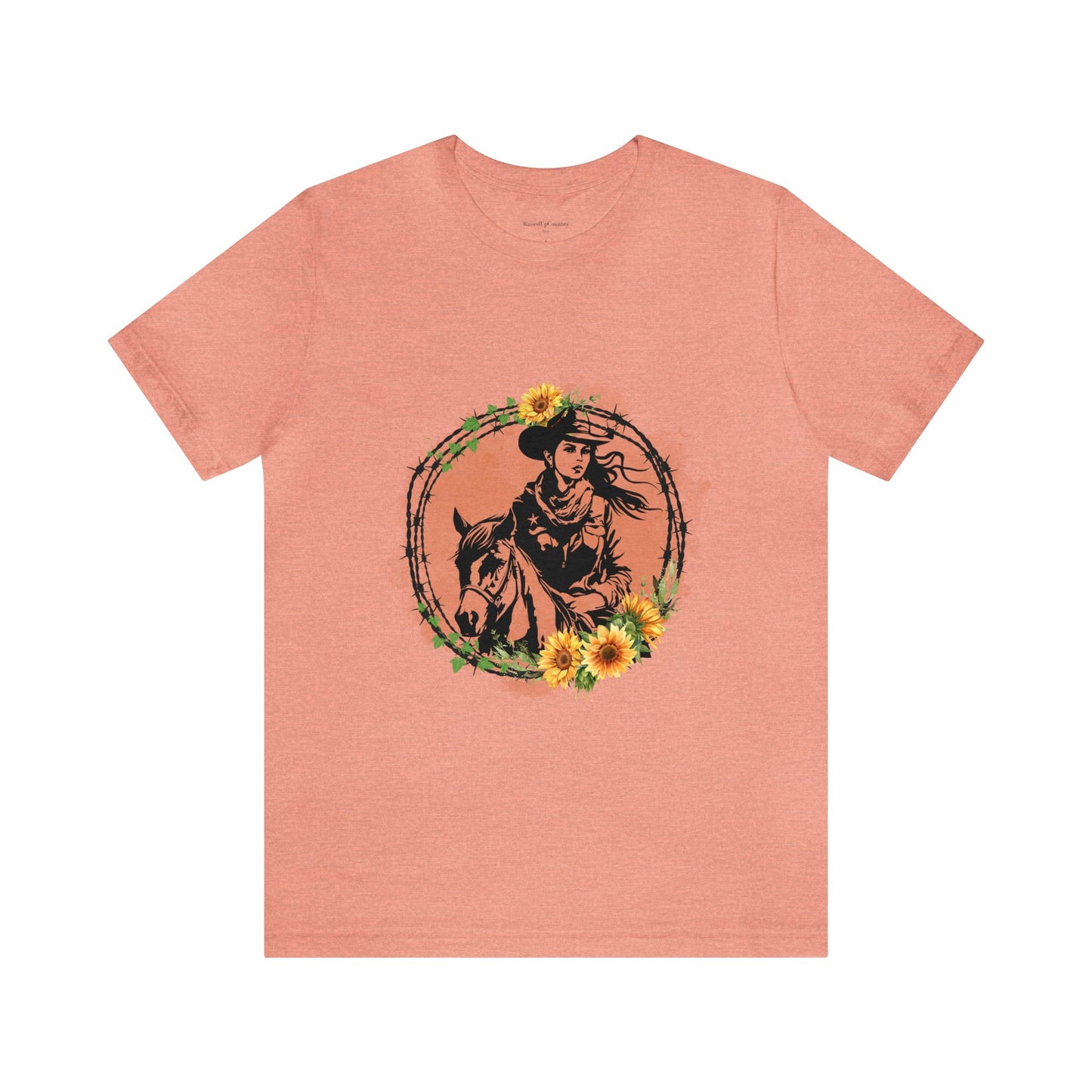 Cowgirl Horse Shirt, Unisex Jersey Short Sleeve Tee