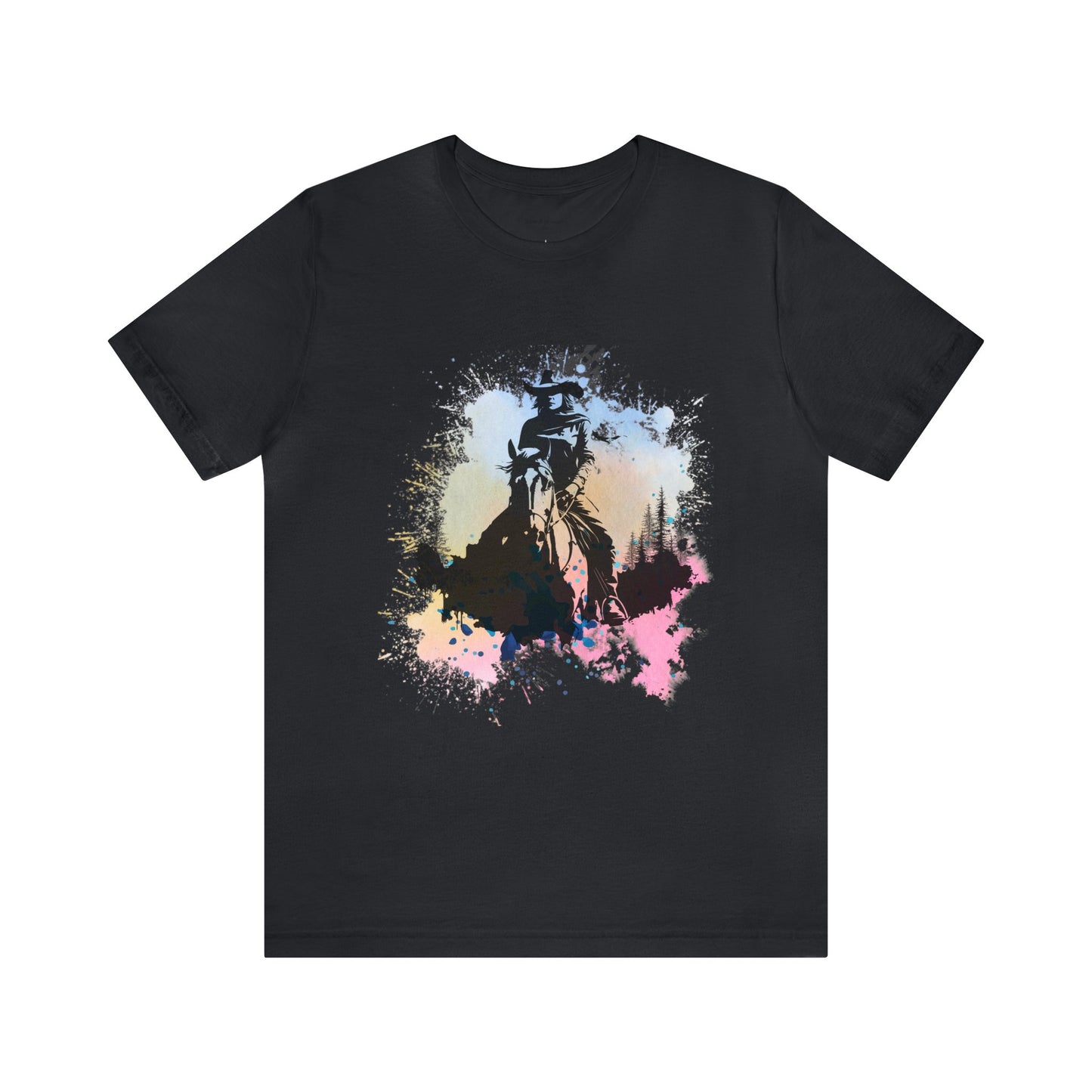 Watercolor Cowgirl Unisex Jersey Short Sleeve Tee